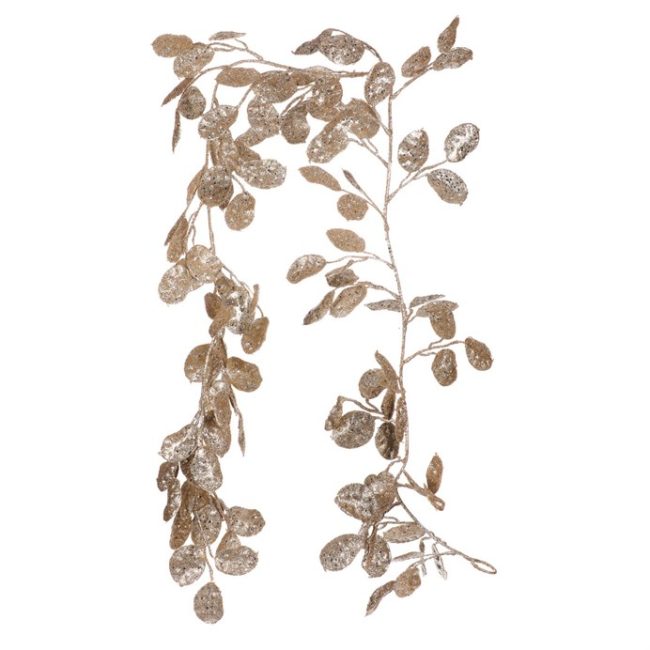 Eukalyptus - umelá girlanda, farba medená