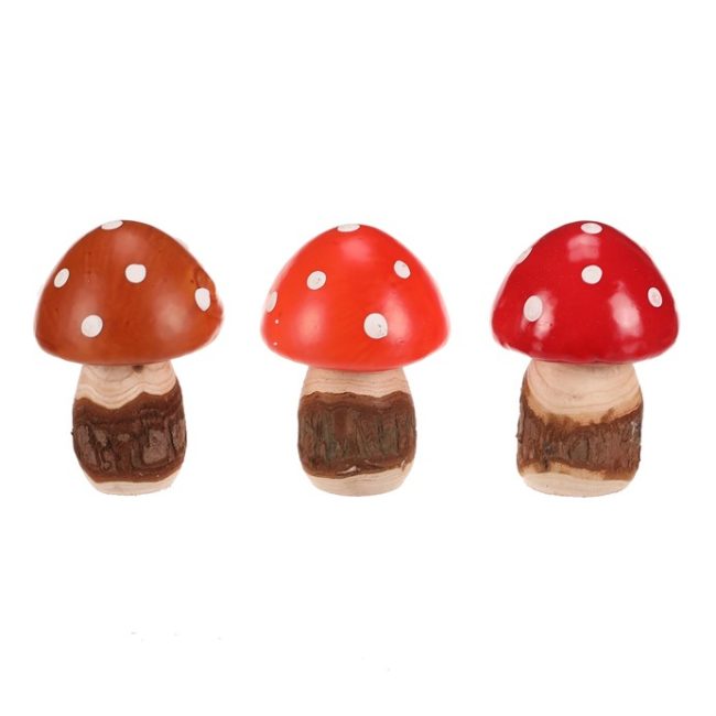 Huba - muchotrávka, umelá, mix 3 farieb, cena za balenie (12 ks)