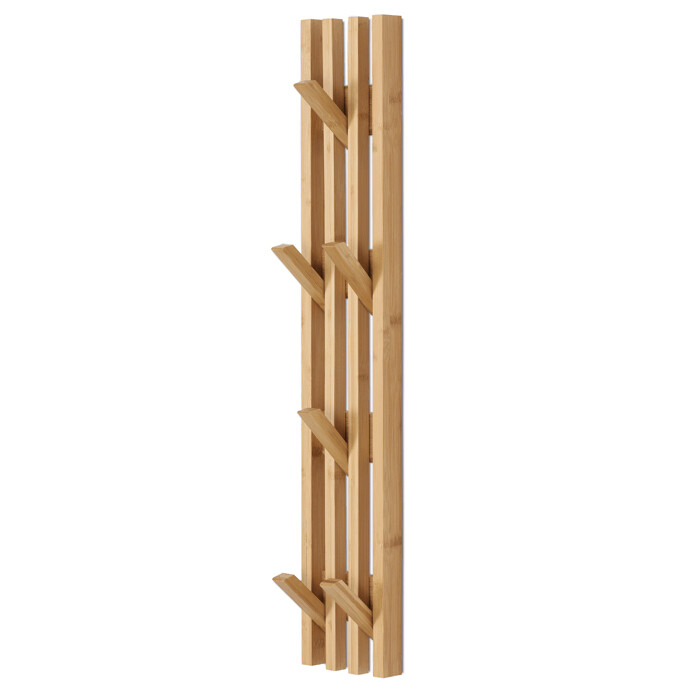 Vešiak, bambus, prírodný, DR-B025 NAT