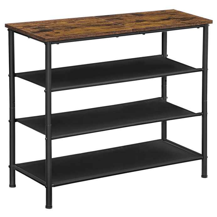 Botník, mdf, hnedá, ABO-E1035 OLW