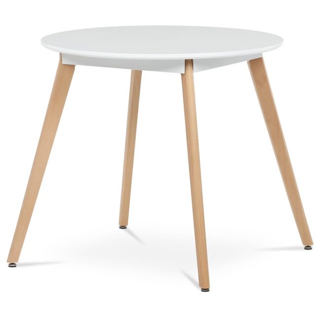 Okrúhly jedálenský stôl 80x80cm, mdf DT-316 WT