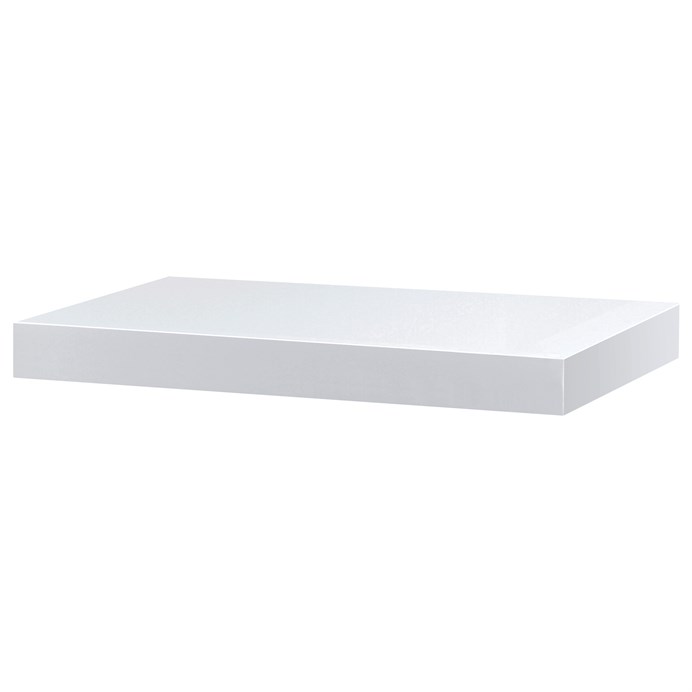 Polička, mdf, biela, P-023 WT