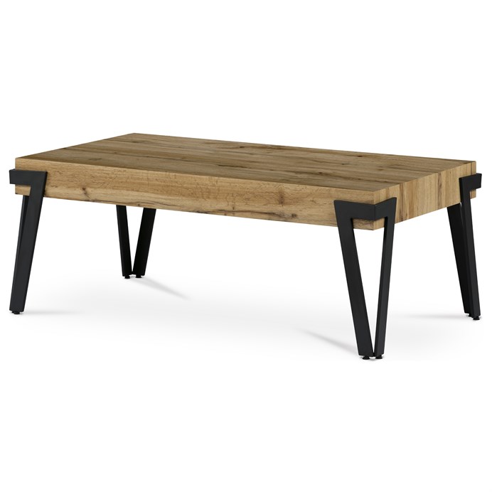 Konferenčný stolík 112x62x43cm, mdf, divoký dub, AHG-263 OAK