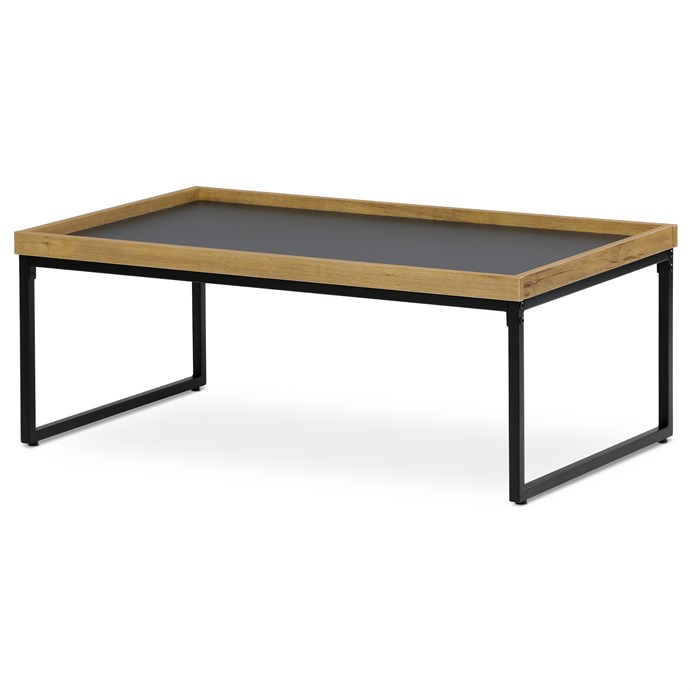 Konferenčný stolík 100x60x39cm, mdf, dub, CT-611 OAK
