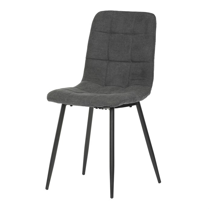 Jedálenská stolička, sivá, látka, CT-281 GREY2