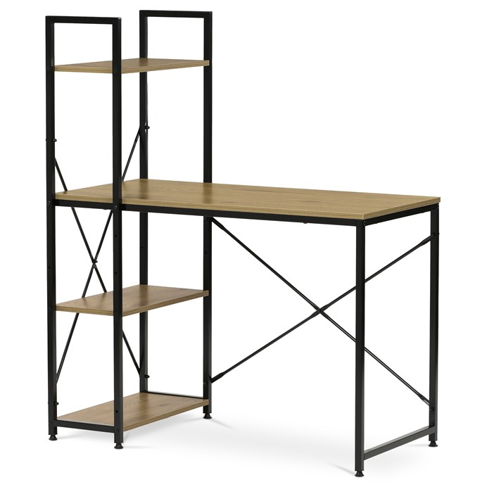Pracovný stôl 100x48cm, mdf, dub, GD-512 OAK