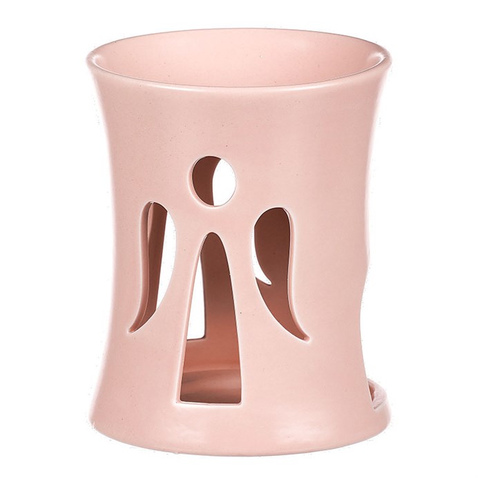 Aromalampa s anjelom, marhuľová farba, porcelán