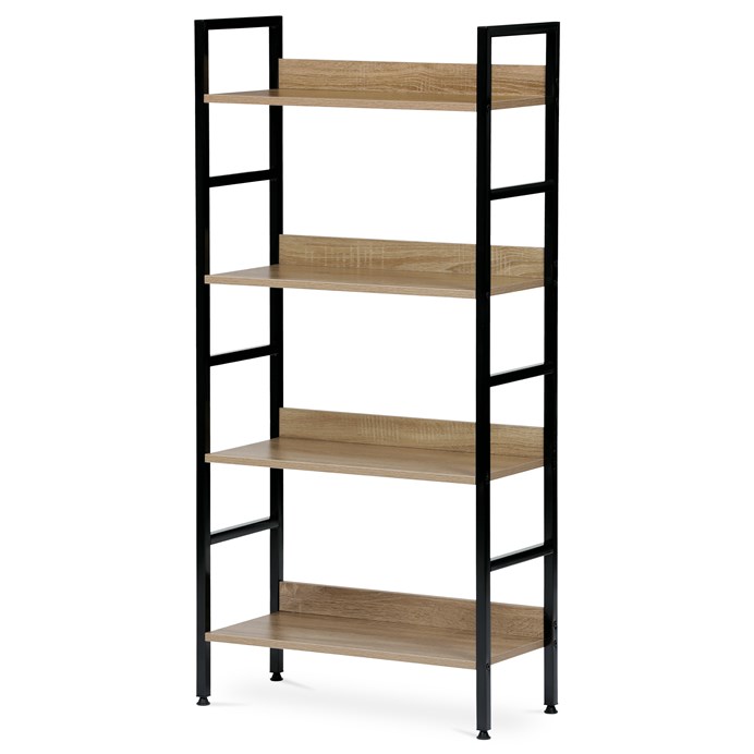 Regál, mdf, hnedá, GD-314 OAK