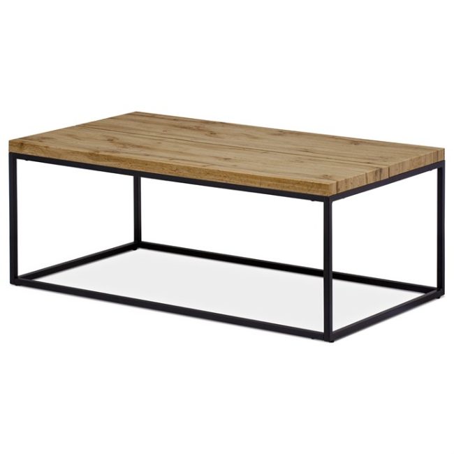 Konferenčný stolík 110x60x45cm, mdf, divoký dub, AHG-269 OAK