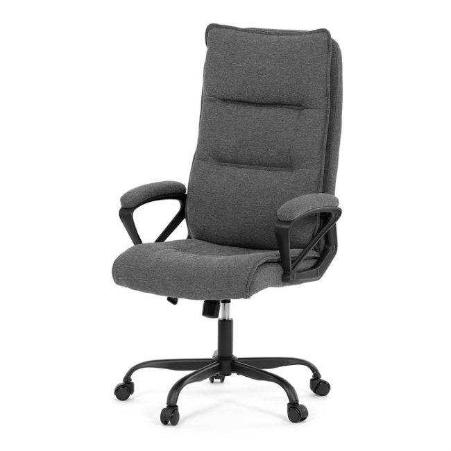 Kancelárske kreslo, hojdací mechanizmus, šedá látka, KA-Y348 GREY2