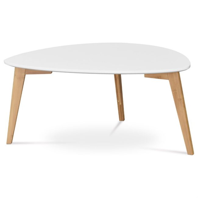 Konferenčný stolík 85x48x41cm, mdf, biela, AF-1182 WT