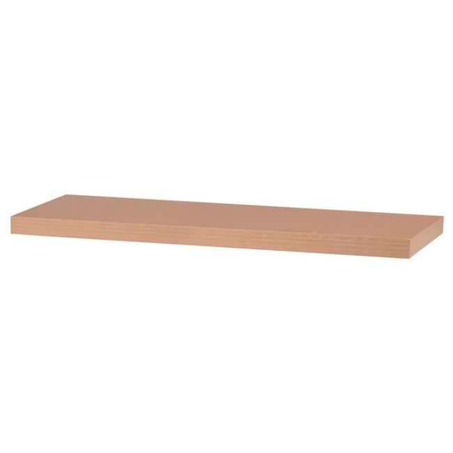 Polička, mdf, hnedá, P-005 BUK