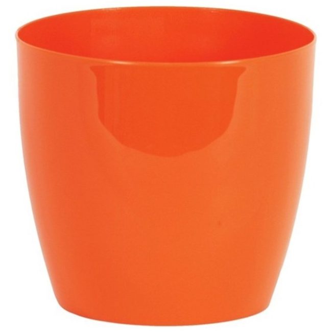 Obal na kvety plastový - farba oranžová
