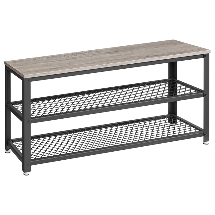 Botník, mdf, šedá, ABO-E1078 GREY