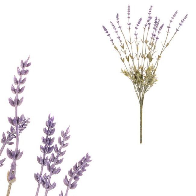 Levanduľa - umelý trs, farba fialová