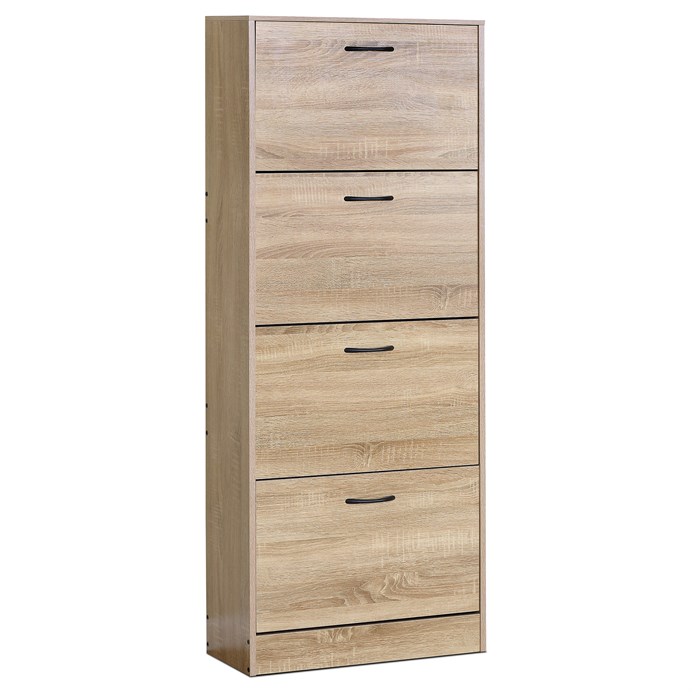 Botník, mdf, hnedá, ABO-G1018 OAK