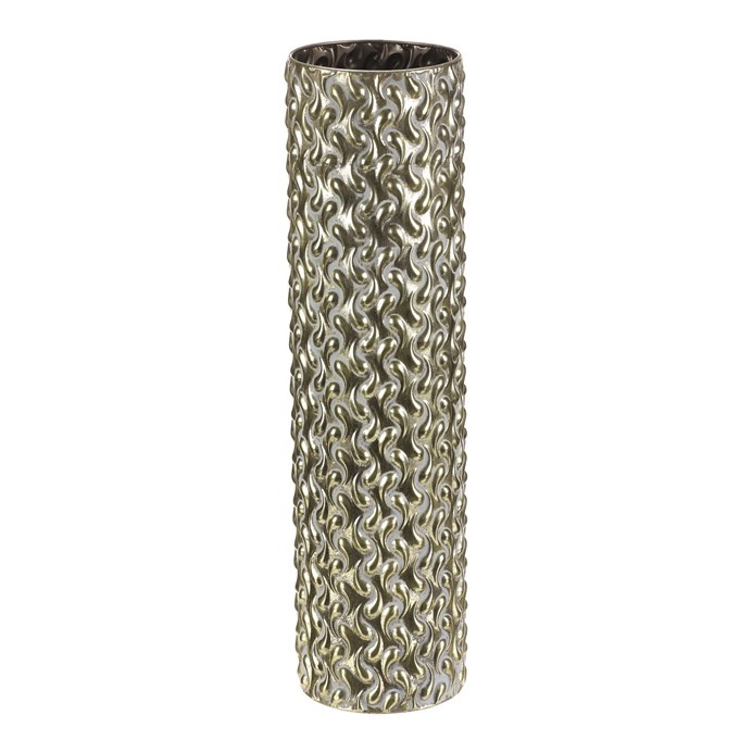 Obal kovový - 59 cm, stĺpec, farba zlatá