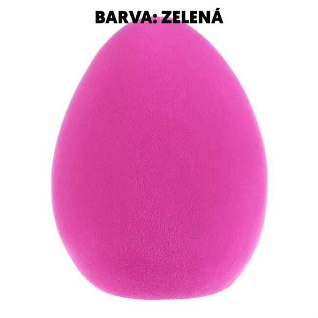Vajíčko - keramická dekorácia, semišový povrch, veľ. S, farba zelená