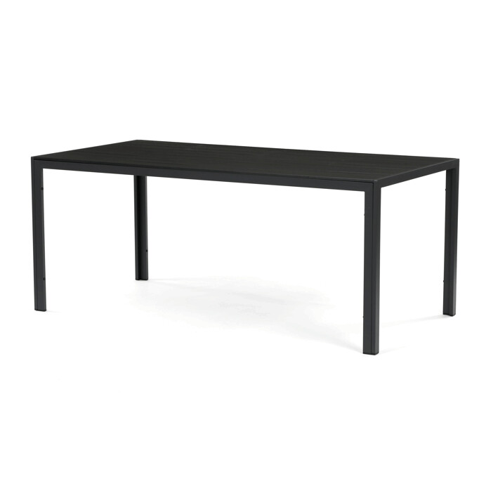 Záhradný stôl 180 x 90 cm, hliník, polywood, sivá, AZT-C1211 GREY
