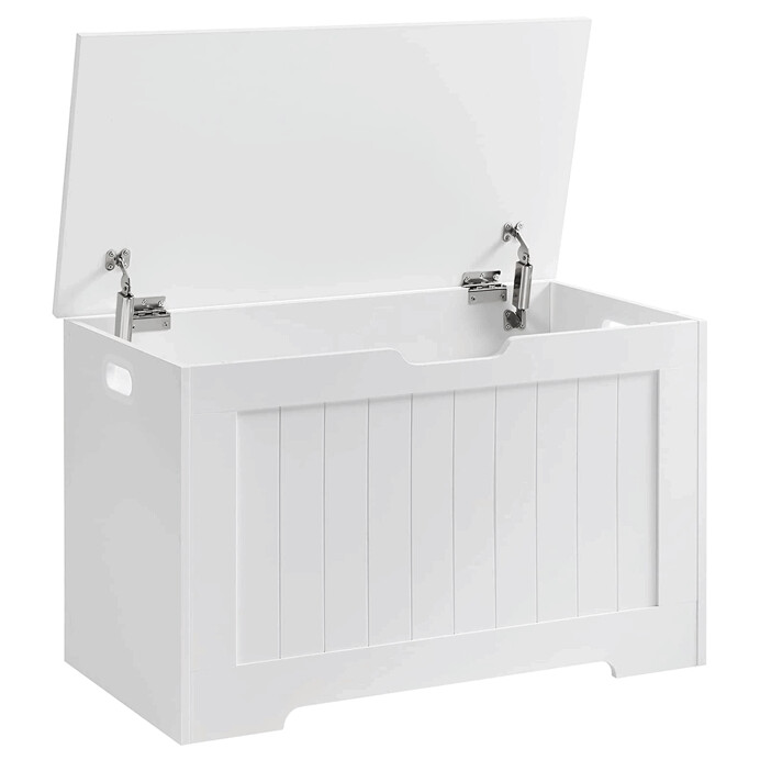 Úložný box, MDF, biela, ABO-E1011 WT