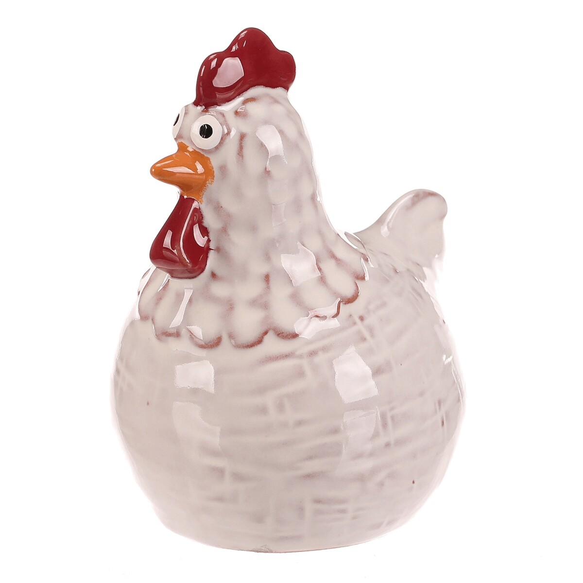 Sliepočka - keramická figúrka, vel. M, farba biela