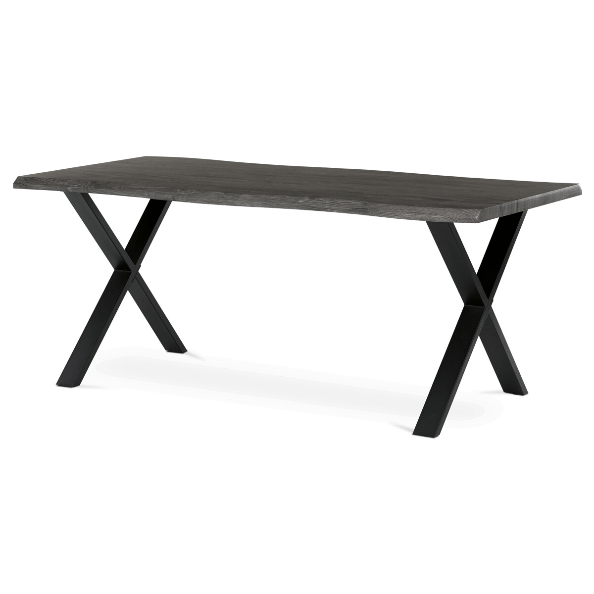 Jedálenský stôl 180x90cm, mdf, sivý dub, HT-F4318 GREY